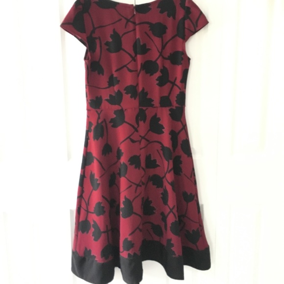 womens ann taylor loft maroon dress - Picture 6 of 6